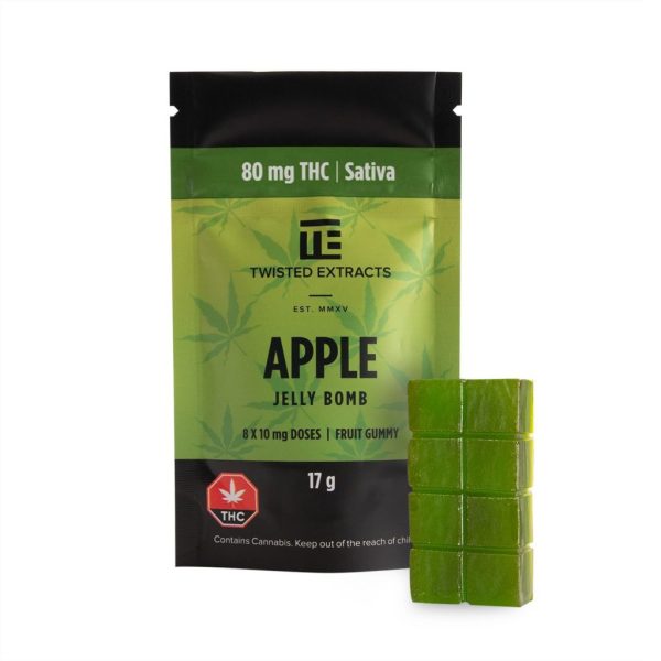 TWISTED EXTRACTS - Apple Jelly Bomb (80mg THC)