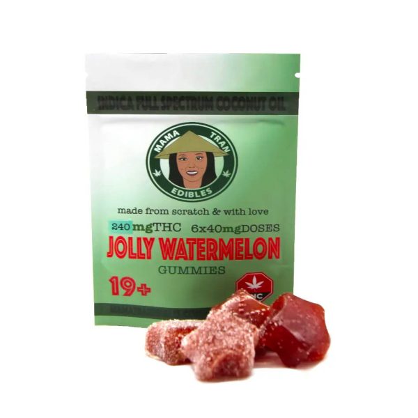 Mama Tran Edibles – 240mg Jolly Watermelon