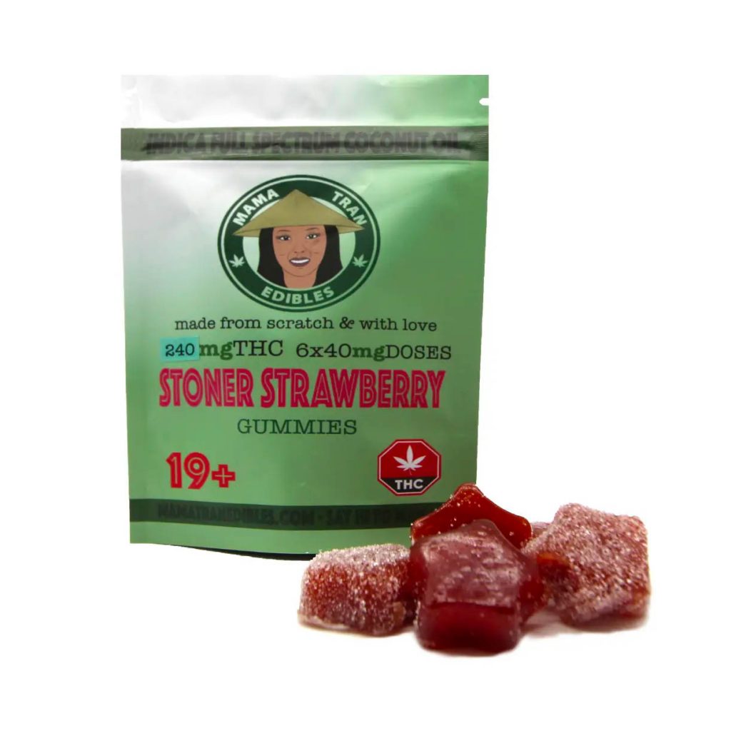 Mama Tran Edibles – 240mg Stoner Strawberry - Crazycannabis Online ...