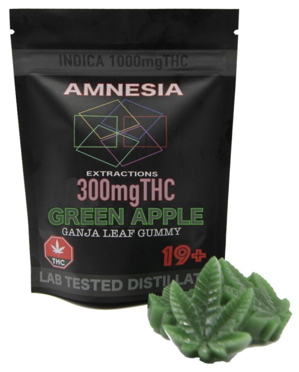 Amnesia - Green Apple Gummy (300mg)