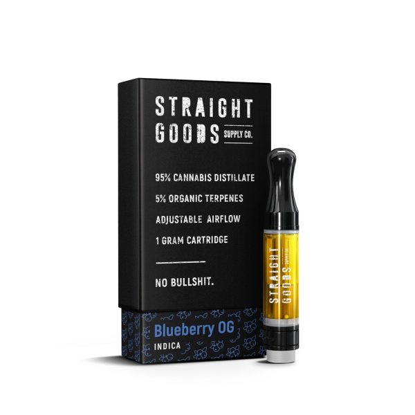 Straight Goods - Cartridges - Blueberry OG (Indica)