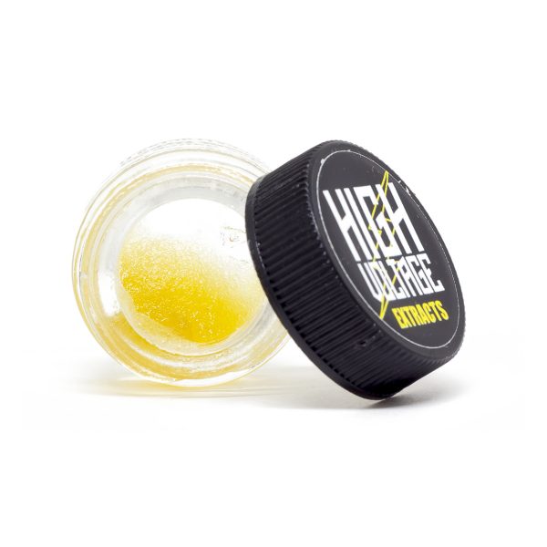 High Voltage Extracts - Sauce - Rockstar Platinum (Indica Hybrid)