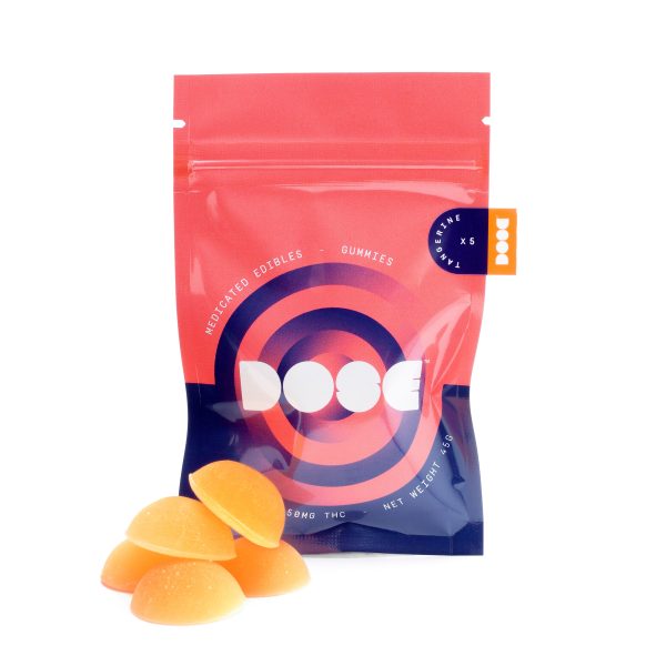 Dose Edibles - Tangerine Gummies THC (100MG)