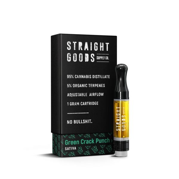 Straight Goods - Cartridges - Green Crack Punch (Sativa)