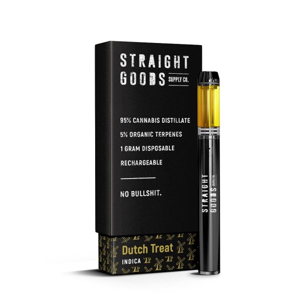 Straight Goods 1 gram - Disposable - Dutch Treat (Indica)