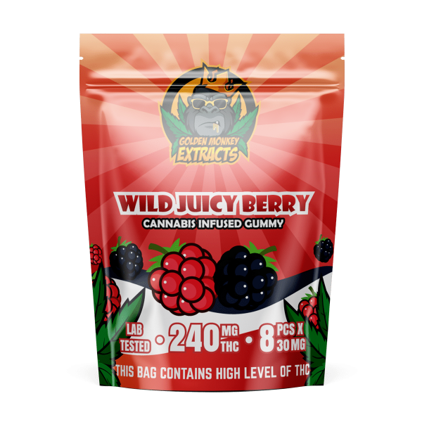 Golden Monkey Extracts - Wild Juicy Berry (240mg THC)