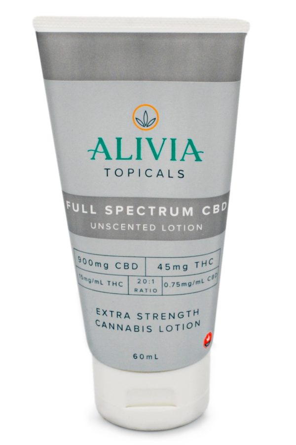 ALIVIA Full-Spectrum CBD Lotion Unscented (2oz)