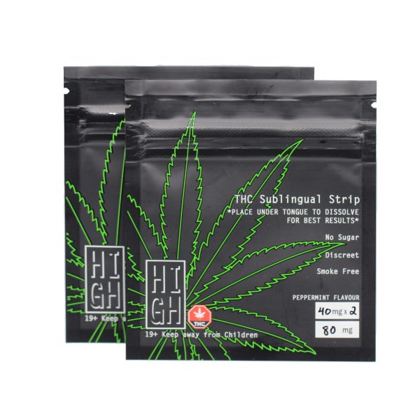 THC Strip 80mg Peppermint Flavour