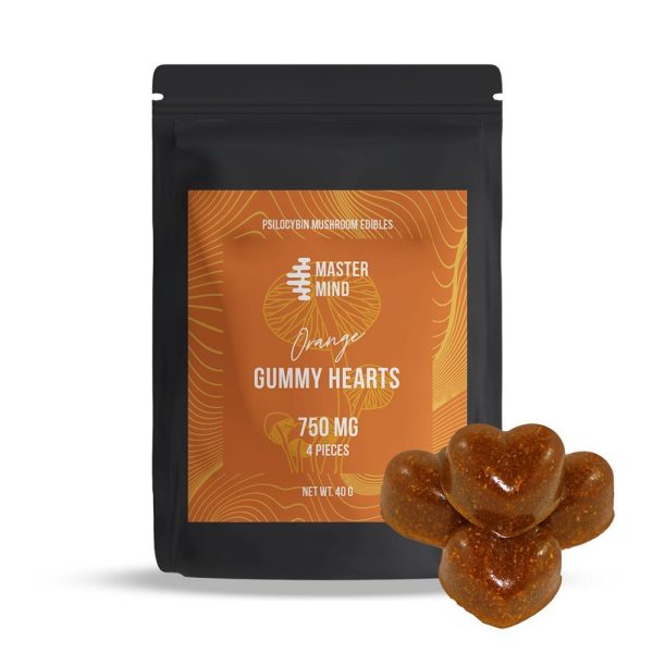 MasterMind - Orange Gummy Hearts 3000mg