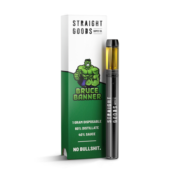 Straight Goods - Terp Sauce Disposable - Bruce Banner (Hybrid)