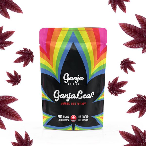 Ganja Edibles – Ganja Leaf Black Cherry – 1 x 1000mg THC