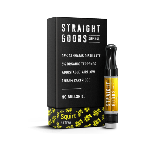 Straight Goods 1 Gram - Cartridge - Squirt (Sativa)