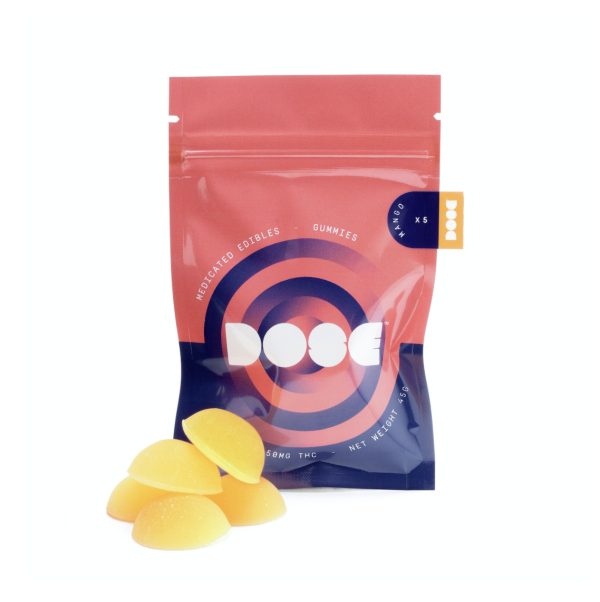 Dose Edibles - Mango Gummies THC (150MG)