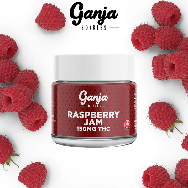 Ganja Edibles -Raspberry Jam (150mg)