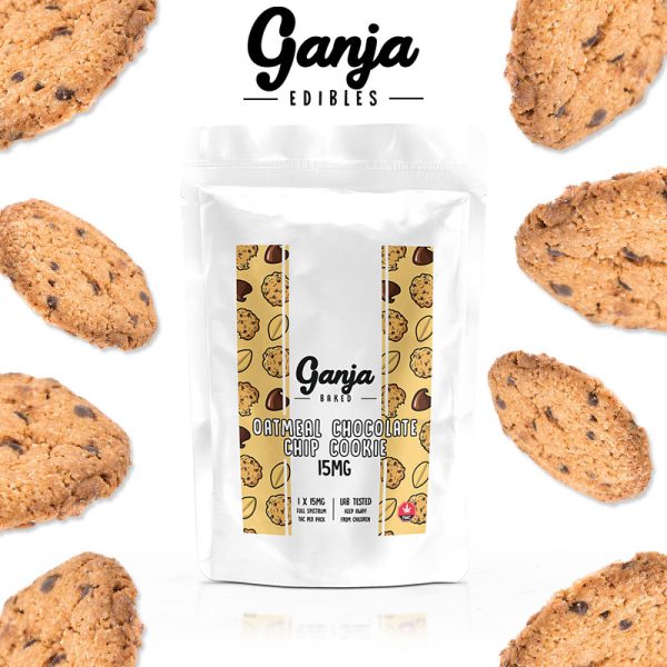 Ganja - Oatmeal Chocolate Chip Cookie 1 x 15mg THC