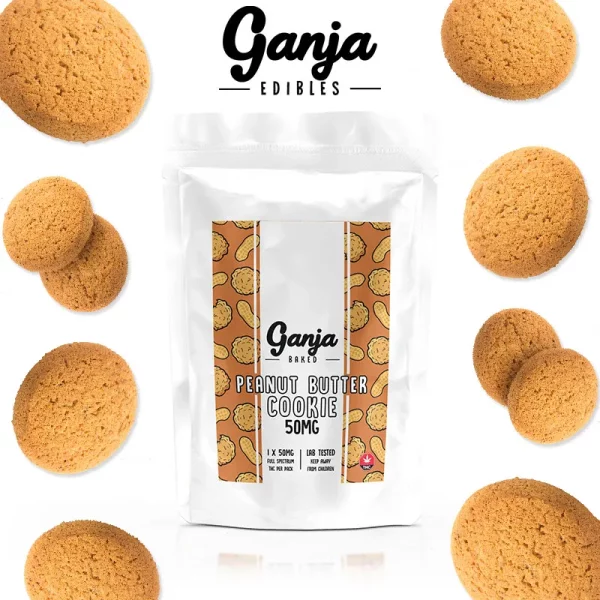 Ganja - Peanut Butter Cookie 1 x 50mg THC