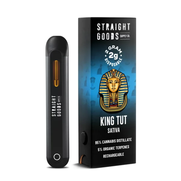 Straight Goods 2 GRAM - Disposable - King Tut (Sativa)