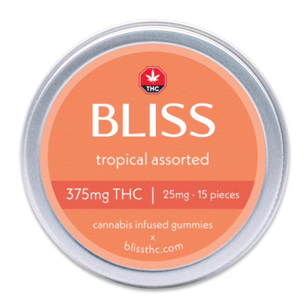 Bliss - Tropical Assorted 375MG