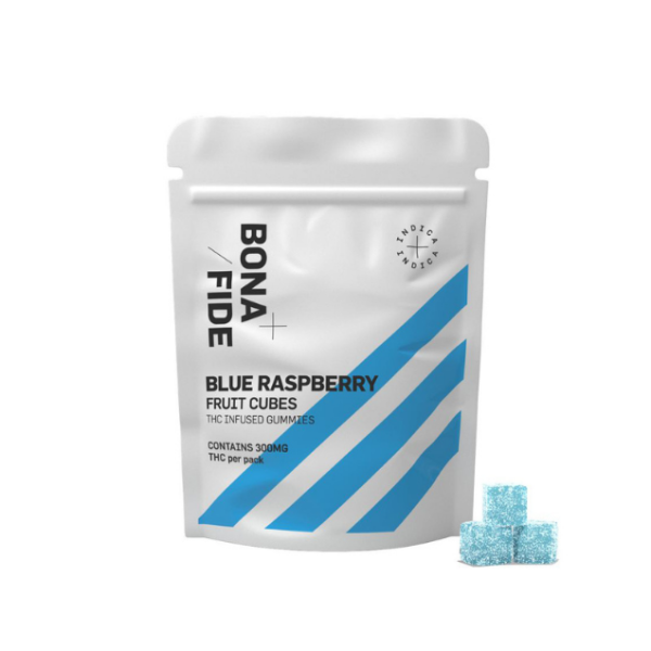 Bonafide - Blue Raspberry Fruit Cubes 300mg (Indica)