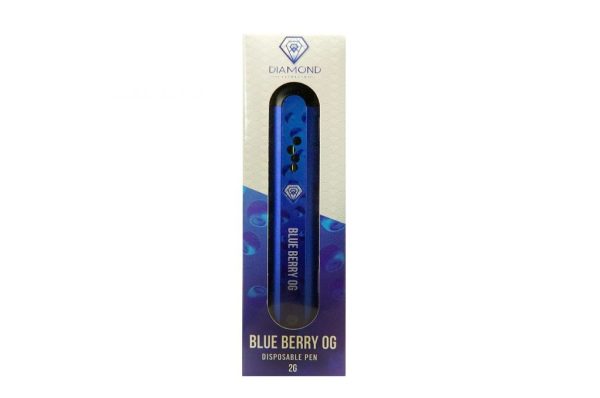 Diamond Concentrates 2 Gram – Disposable(Distillate) - Blueberry OG (Indica)