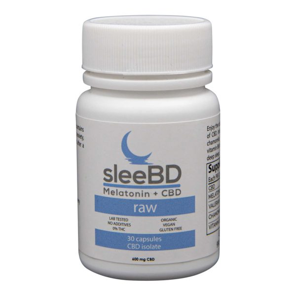 SleeBD - Raw Capsules (600mg CBD)