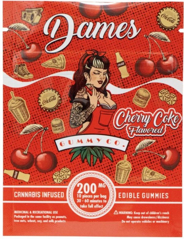 Dames Gummy Co. – SOUR Cherry Cola (200mg THC)