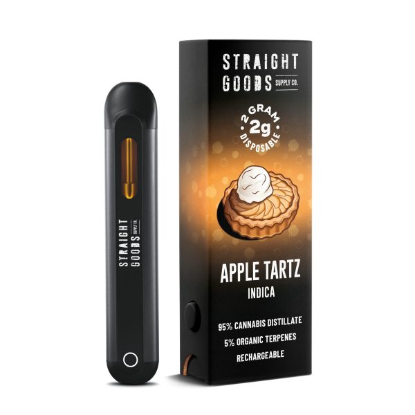 Straight Goods 2 GRAM - Disposable - Apple Tartz (Indica)