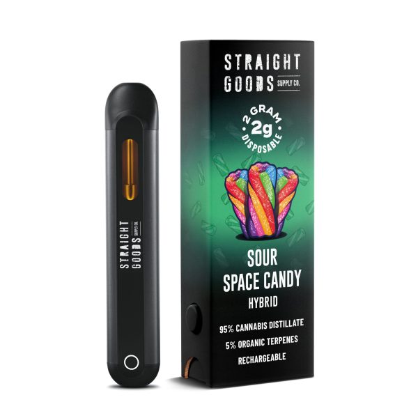 Straight Goods 2 GRAM - Disposable - Sour Space Candy (Hybrid)