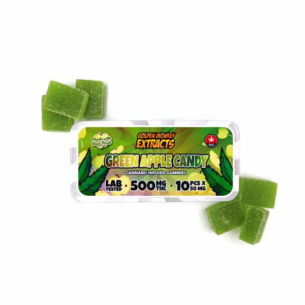 Golden Monkey Extracts - High Dose 500MG - Green Apple Candy