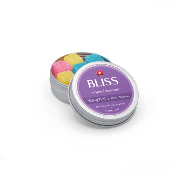 Bliss Edibles - Tropical Assorted 250MG