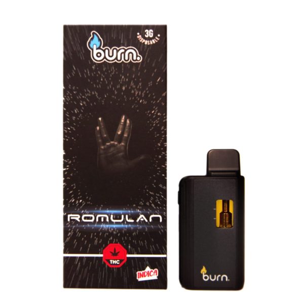 Burn 3 Gram – Disposable - Romulan (Indica)