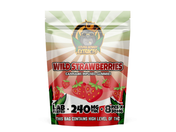 Golden Monkey Extracts - Wild Strawberries (240mg THC)