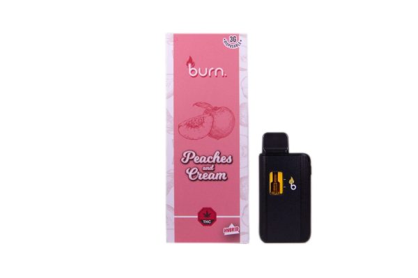 Burn 3 Gram – Disposable - Peaches and Cream (Hybrid)