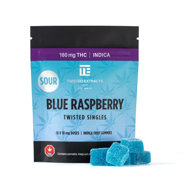 Twisted Extracts - Sour Blue Raspberry Twisted Singles (160MG)