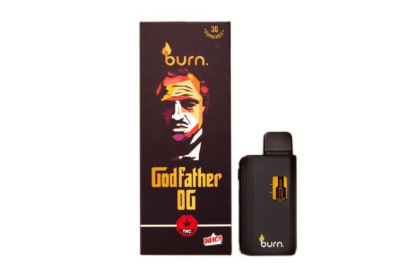 Burn 3 Gram – Disposable - God Father OG (Indica)