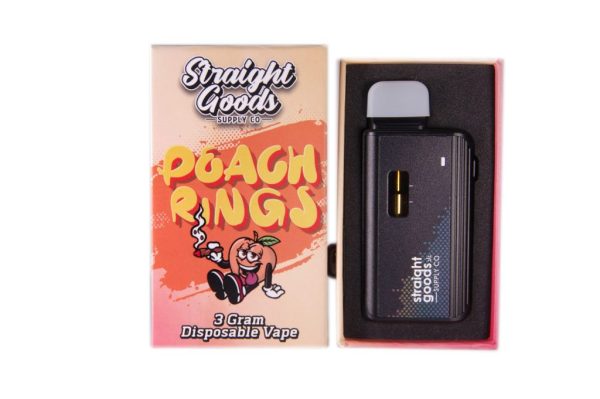 Straight Goods 3 GRAM - Disposable - Peach Ringz (Hybrid)