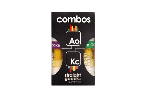 Straight Goods – THC Cartridges | 2 in 1 Combo -  Alien OG (Hybrid) + Kush Cake (Indica)