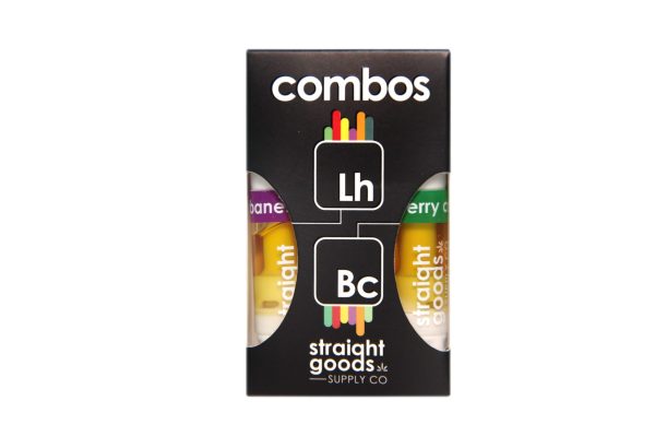 Straight Goods – THC Cartridges | 2 in 1 Combo -  Lebanese Hashish (Indica) + Blueberry Cookies (Indica)