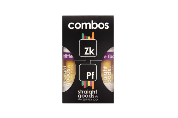 Straight Goods – THC Cartridges | 2 in 1 Combo -  Zkittles (Indica) x Pie Face (Hybrid)