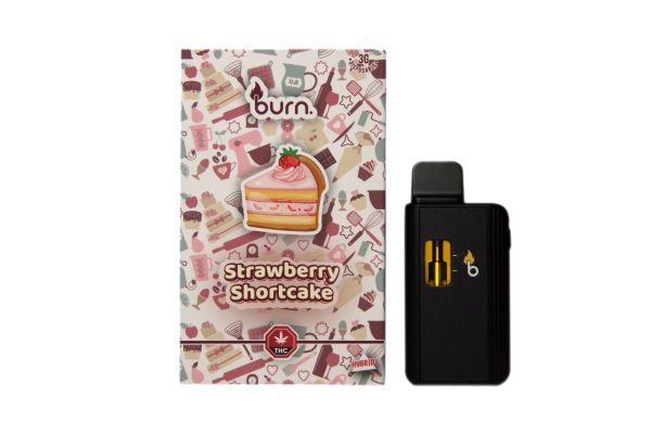 Burn 3 Gram – Disposable - Strawberry Shortcake (Indica)