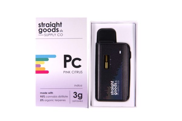 Straight Goods 3 Gram – Disposable - Pink Citrus (Indica)