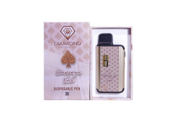 Diamond Concentrates Disposable Vape 3 Gram - Champagne Kush (Indica)