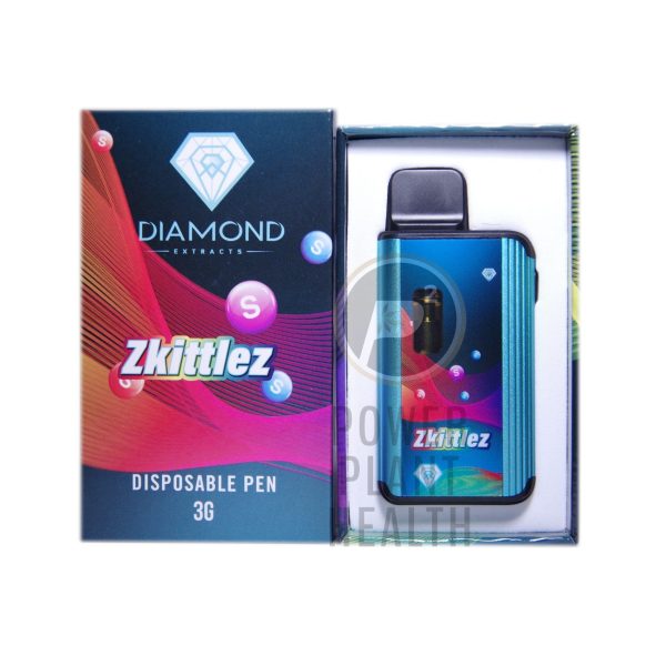 Diamond Concentrates Disposable Vape 3 Gram - Zkittles (Indica)