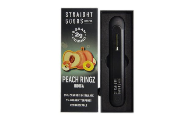 Straight Goods 2 GRAM - Disposable - Peach Rings (Indica)