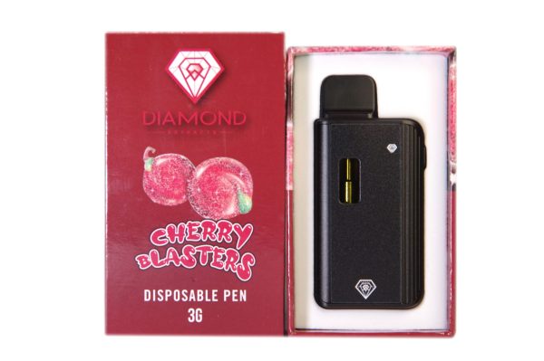 Diamond Concentrates Disposable Vape 3 Gram - Cherry Blaster (Indica)