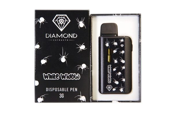 Diamond Concentrates Disposable Vape 3 Gram - White Widow (Indica)