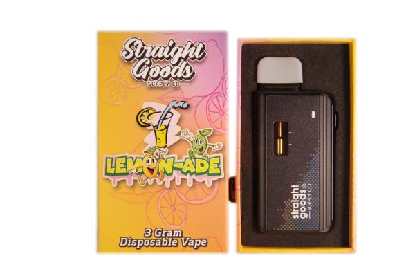 Straight Goods 3 GRAM - Disposable - Lemonade (Sativa)