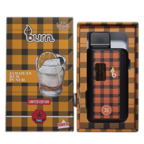 Burn 3 Gram Disposable - Jamaican Rum Punch (Hybrid) - Crazycannabis Online Dispensary Canada | Buy Weed Online | Mail Order Marijuana Burn 3 Gram Disposable - Jamaican Rum Punch (Hybrid) - Crazycannabis Online Dispensary Canada | Buy Weed Online | Mail Order Marijuana