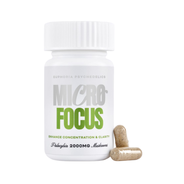 Euphoria Psychedelics – Micro Focus Capsules 2000mg