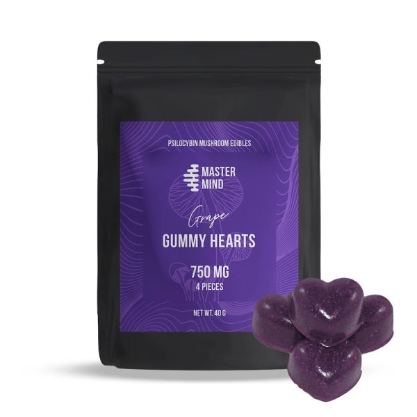 MasterMind - Grape Gummy Hearts 3000mg